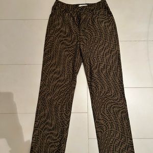 Fendi print pants size 42 fits like size small